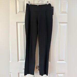 Epoque Evolution Black Jet Set Split Hem Pants Size 6